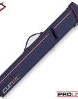 ÉTUI RIGIDE POUR BAGUETTES DE BILLARD CUETEC PRO LINE 2X4 - BLEU MARINE