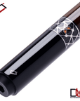 CUETEC CYNERGY POOL CUE BROWN AND SILVER X AMBER 11.8MM 19OZ