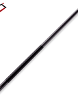 BAGUETTE DE BILLARD CUETEC CYNERGY NOIRE ET ARGENT X RAW AVEC WRAP EN POLYMÈRE PERFORÉ 12.5 MM 19 OZ