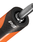 PREDATOR BUTT P3 FLARE ORANGE UNI-LOC QUICK RELEASE LEATHER LUXE WRAP (SHAFT NON INCLUDED) - LIMITED EDITION