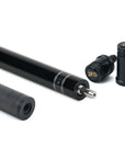 BAGUETTE DE BILLARD JFLOWERS CADEN NOIRE EBONY FLÈCHE FIBRE CARBONE 13MM 190Z