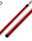 AVID CHROMA CRIMSON POOL CUE NO WRAP 12.75MM 19OZ