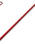 AVID CHROMA CRIMSON POOL CUE NO WRAP 12.75MM 19OZ