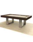 BRIDGE STAINLESS RECTANGLE GAME TABLE