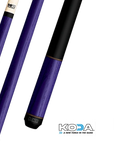 BAGUETTE DE BILLARD KODA SPORT LOW DEFLECTION KL122 NOIRE ET MAUVE 12.5MM 19OZ
