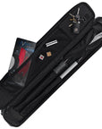 LUCASI LC748B4 LEATHERETTE 4B 8S SOFT CASE BLACK
