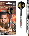 SHOT MICHAEL SMITH BELIEVE STEEL TIP DART SET - 90% TUNGSTEN BARRELS
