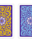 COPAG NEOTERIC PLASTIC POKER CARDS DOUBLE DECK SET 1546 REGULAR VIOLET AND BLUE AND YELLOW