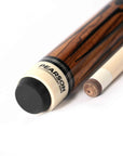 PEARSON POOL CUE PLAYERS SERIES PP-3 BROWN ZEBRAWOOD - CARBON SHAFT NO WRAP 12.5MM