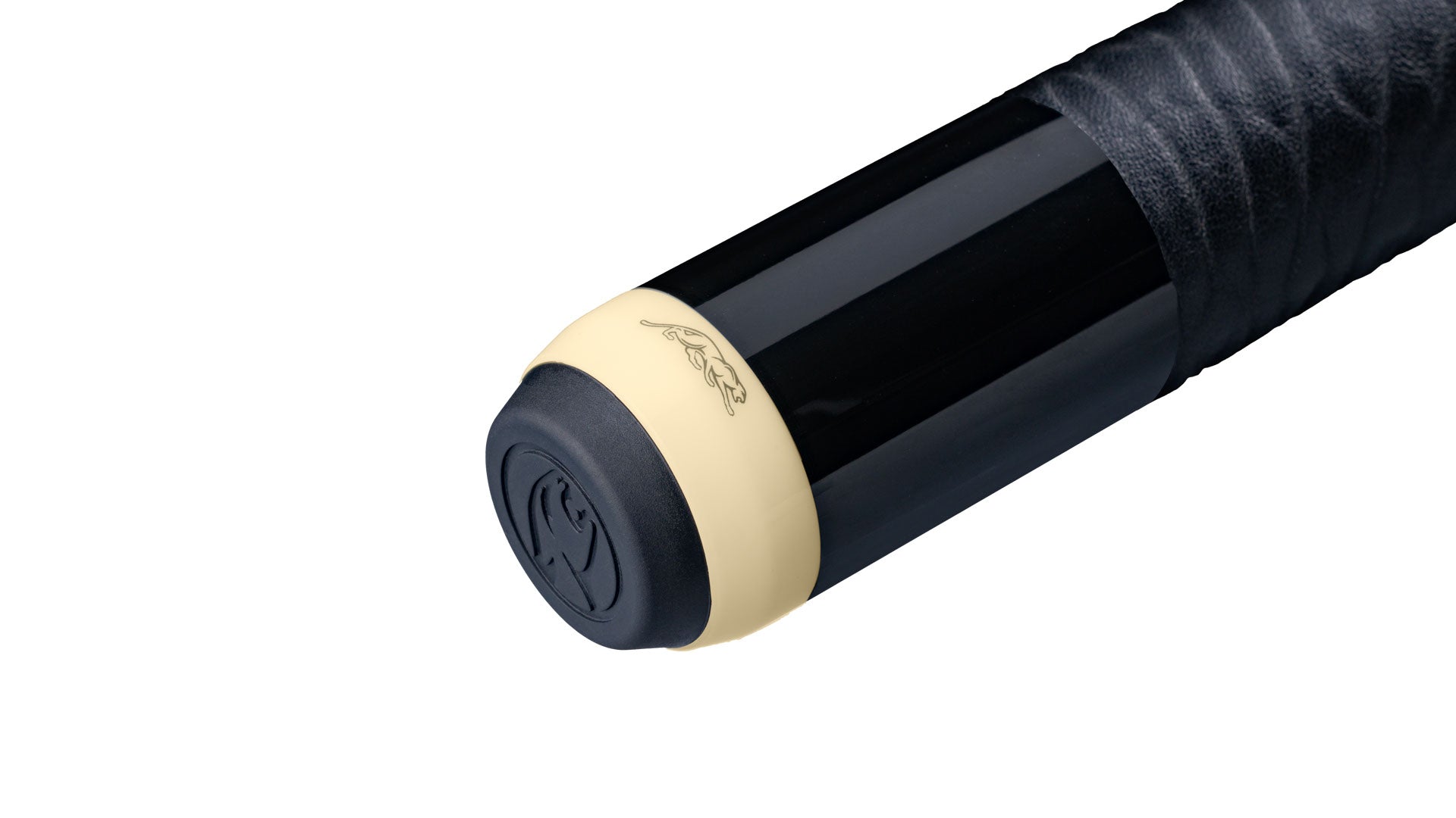 PREDATOR 4-POINT SNEAKY PETE POOL CUE - PURPLE HEART / BLUE - ELEPHANT PATTERN LEATHER WRAP (SHAFT NOT INCLUDED)