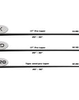 TIGER FORTIS PRO CARBON FIBER SHAFT 12.5MM UNI-LOC BLACK