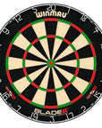 WINMAU® PDC SURROUND BLADE 6 DARTBOARD & BRASS DARTS COMBO SET