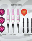SHOT ZEN JUJI SOFT TIP DART SET - 80% TUNGSTEN BARRELS