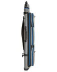 LUCASI RIVAL HARD CUE CASE GREY AND BLUE 3B 4S