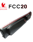 FALCON HARD CASE PVC LEATHER BLACK AND RED 4 BUTTS 6 SHAFTS