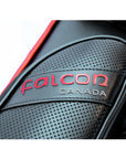 FALCON HARD CASE PVC LEATHER BLACK AND RED 4 BUTTS 6 SHAFTS