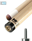 BAGUETTE DE BILLARD KODA SPORT LOW DEFLECTION KL122 NOIRE ET MAUVE 12.5MM 19OZ