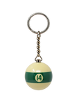 PORTE-CLÉS BOULE DE BILLARD 1 3/8 PO ARAMITH - NUMÉROTÉ