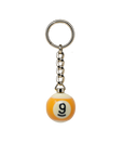 PORTE-CLÉS BOULE DE BILLARD 1 PO NUMÉROTÉE
