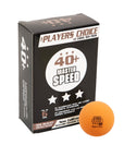 3-STAR MASTER SPEED BALLS IN 6 BLISTER BOX, ORANGE BALLS