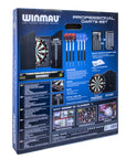 CABINET, BOARD SET WITH DARTS WINMAU PROFESSIONAL