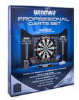 CABINET, BOARD SET WITH DARTS WINMAU PROFESSIONAL