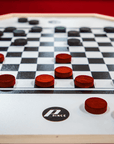 CROKINOLE GAME AND CHECKERBOARD 2 IN 1