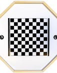 CROKINOLE GAME AND CHECKERBOARD 2 IN 1