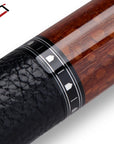 CUETEC CYNERGY TRUEWOOD LEOPARD II LEATHER WRAP 11.8MM