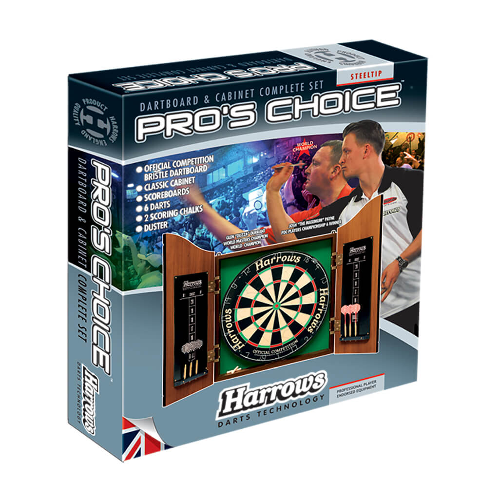 HARROWS PRO'S CHOICE DARTBOARD SET