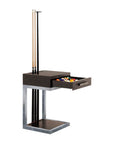 LA CONDO STAINLESS CUE RACK & BALL RACK - WHITE OAK