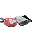 MASTER SPEED KIT OF 2 RACKETS - 3 BALLS 1-STAR AND PLASTIC STRETCH NET - FOAM