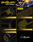 PREDATOR BLACK BK RUSH BREAK CUE - SPORT GRIP