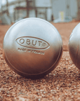 SET OF 3 BALLS BOCCE OBUT LOISIRS DUAL INOX