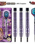 VIKING SHIELD-MAIDEN STEEL TIP DART SET-90% TUNGSTEN BARRELS