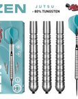 ZEN JUTSU STEEL TIP DART SET-80% TUNGSTEN BARRELS