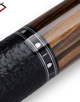 CUETEC CYNERGY TRUEWOOD EBONY II LEATHER WRAP 12.5MM