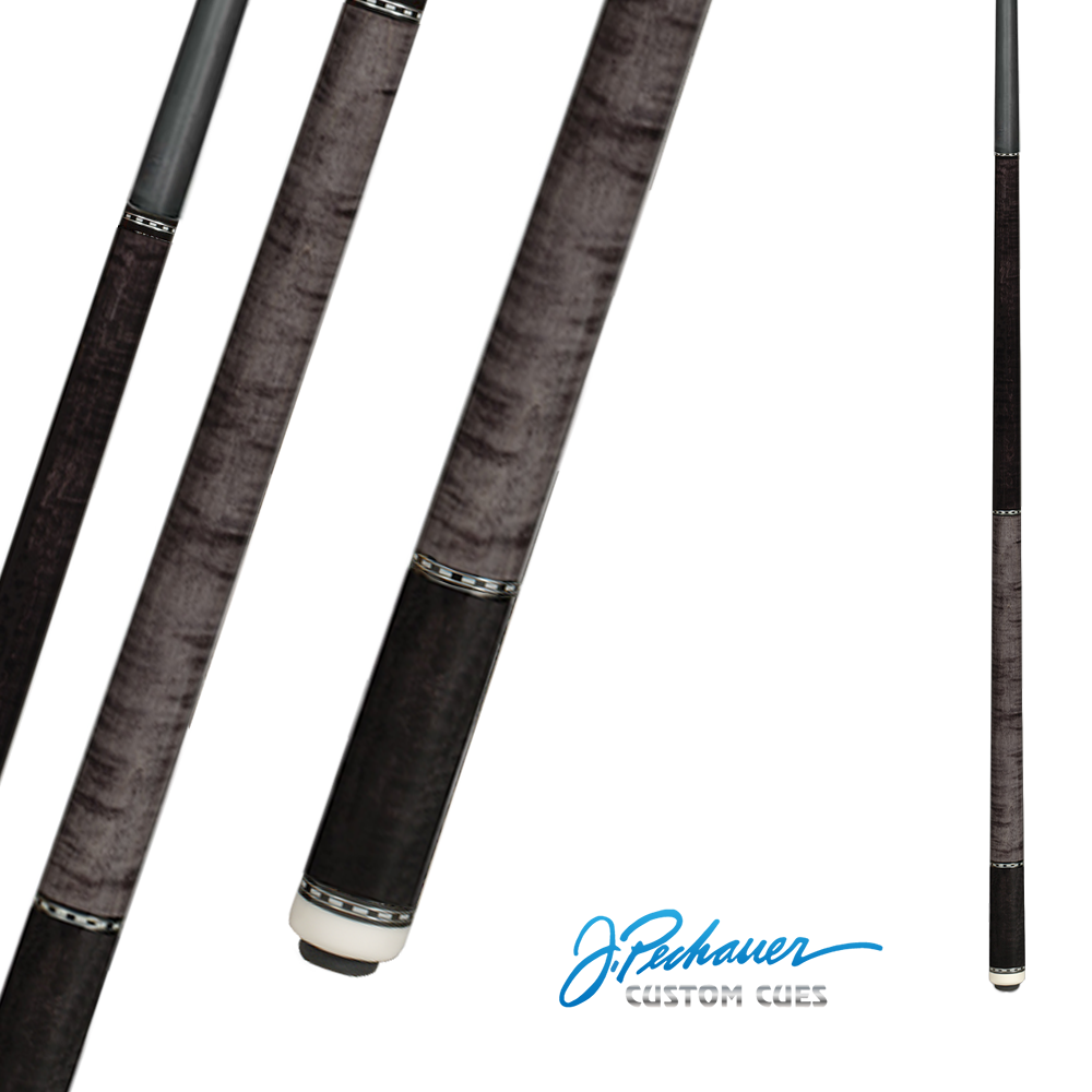 J.PECHAUER POOL CUE P04-N CARBON BW WRAP 58" 12.5MM