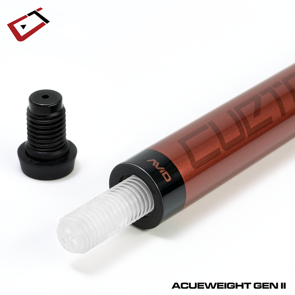 AVID CHROMA BORDEAUX POOL CUE NO WRAP 11.75MM 19OZ