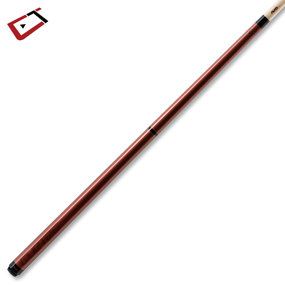 AVID CHROMA BORDEAUX POOL CUE NO WRAP 11.75MM 19OZ