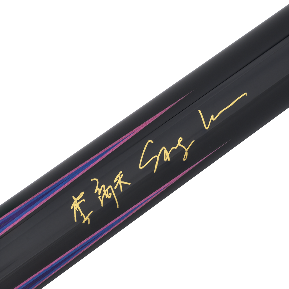 MANCHE PREDATOR SANG LEE SERIES 2 NOIR/ROSE/BLEU/MAUVE/IVOIRE UNI-LOC AVEC GRIP DE LUXE (FLÈCHE NON-INCLUSE) - ÉDITION LIMITÉE
