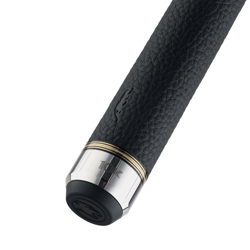 MANCHE PREDATOR 10K ÉRABLE PEINT EN NOIR UNI-LOC GRIP EN CUIR DE LUXE (FLÈCHE NON-INCLUSE) - ÉDITION LIMITÉE