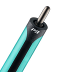 PREDATOR P3 POOL CUE BUTT - TEAL WITH BLACK STRIPES - LEATHER LUXE WRAP LIMITED EDITION