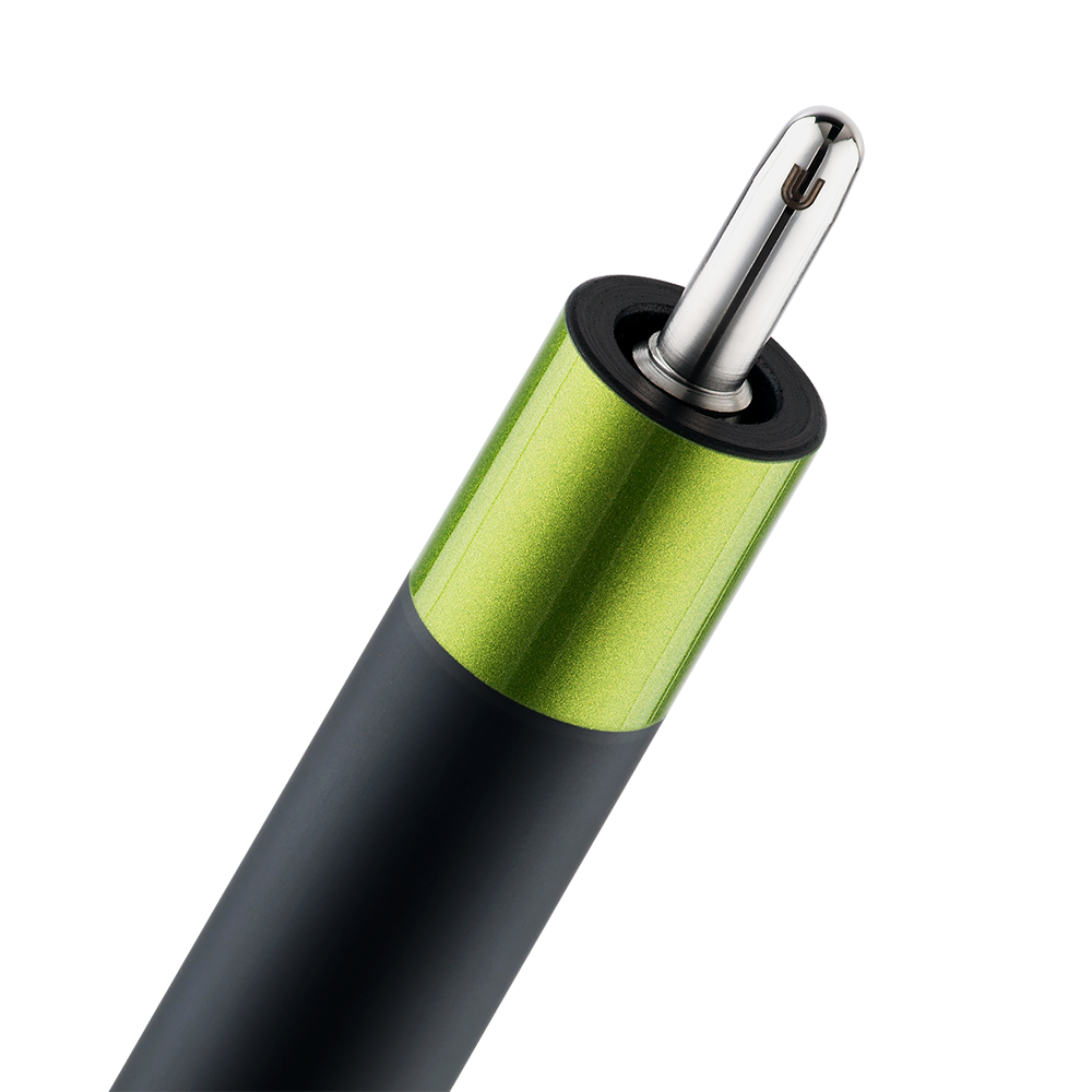 PREDATOR BUTT SP2 BLACK/LIME GREEN 1  UNI-LOC LEATHER LUXE WRAP (SHAFT NOT INCLUDED) - LIMITED EDITION