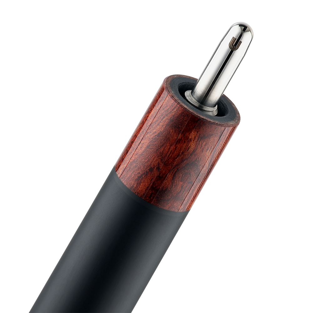 MANCHE DE BAGUETTE DE BILLARD SP2 PAL2 - BOIS PALISSANDRE AVEC STYLE EXOTIQUE GRIP EN CUIR DE LUXE UNI-LOC - ÉDITION LIMITÉE