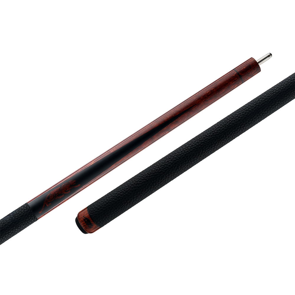 MANCHE DE BAGUETTE DE BILLARD SP2 PAL2 - BOIS PALISSANDRE AVEC STYLE EXOTIQUE GRIP EN CUIR DE LUXE UNI-LOC - ÉDITION LIMITÉE