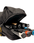 PREDATOR SPORT BACKPACK HARD CUE CASE  BLACK/YELLOW 3 BUTTS 5 SHAFTS -  LIMITED EDITION