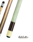 BALABUSHKA POOL CUE GB1 WHITE/BROWN LINEN WRAP 13MM 19OZ