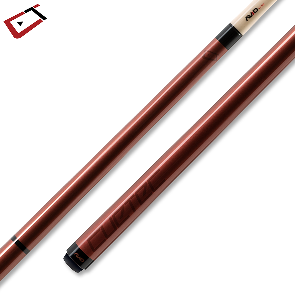 AVID CHROMA BORDEAUX POOL CUE NO WRAP 11.75MM 19OZ