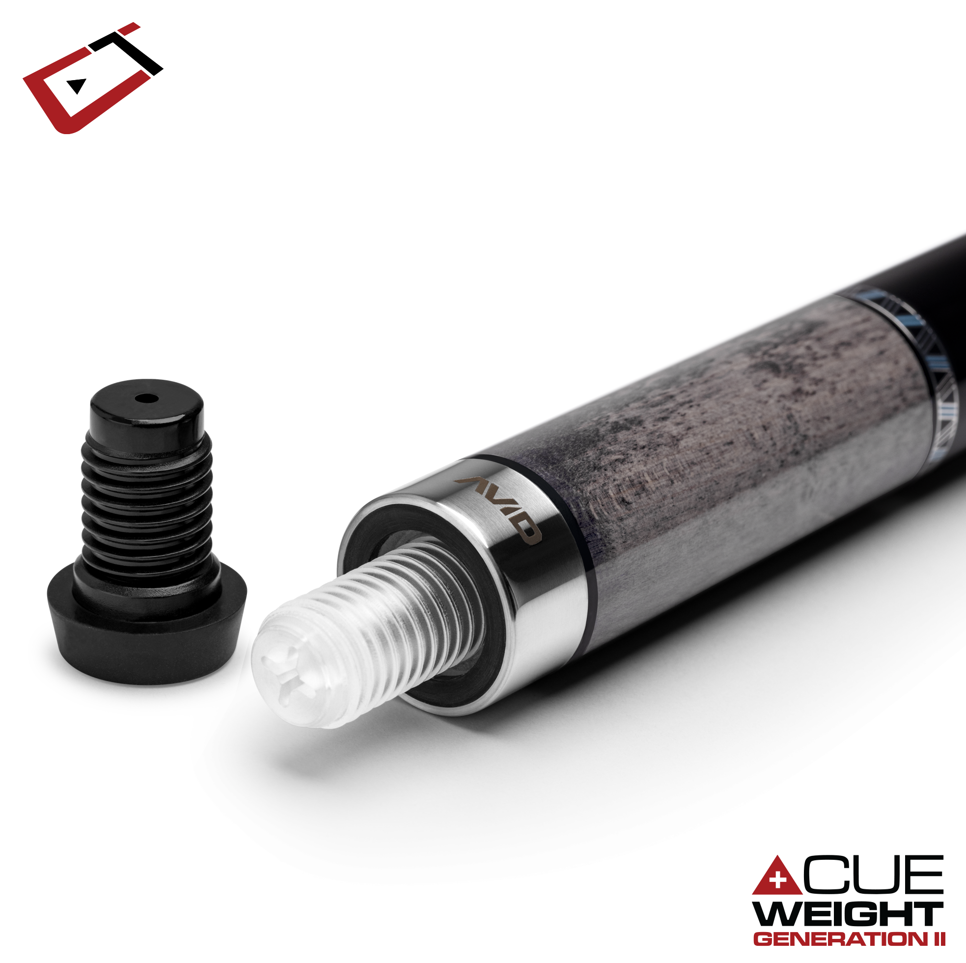 CUETEC AVID SURGE BREAK CUE GREY STAIN 13MM